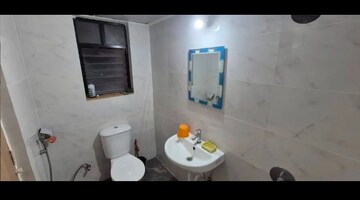 Bathroom in 2 BHK Apartment at Kumar Palaash A, Wadgaon Sheri – for Rent