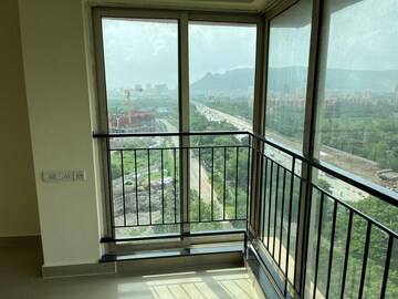 Balcony in 2 BHK Apartment at Rustomjee Urbania Astraea, Majiwada – for Rent