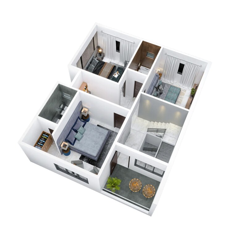 Floor Plan, besa pipla rd 4 Bedroom 1850 Sq.Ft. Villa In Besa Pipla rd Nagpur 8805095