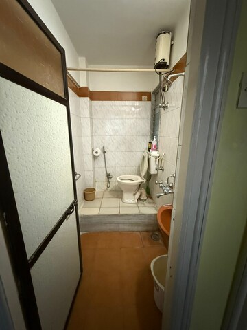 Bathroom in 1 BHK Apartment at Dheeraj Valley, Goregaon East – for Rent