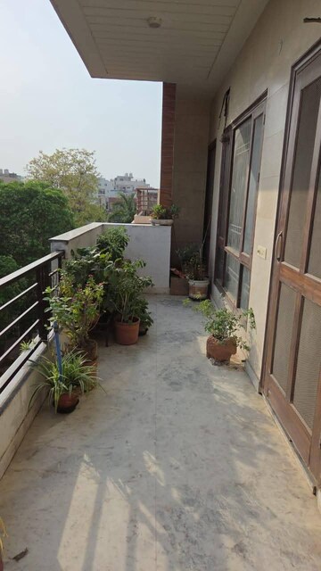 Balcony in 2 BHK Builder Floor at Sector 7 – for Rent