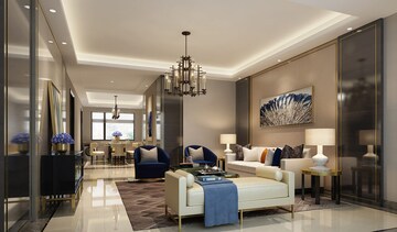 Living Room in 4 BHK Apartment at Oxirich Chintamani, Sector 103 – for Sale