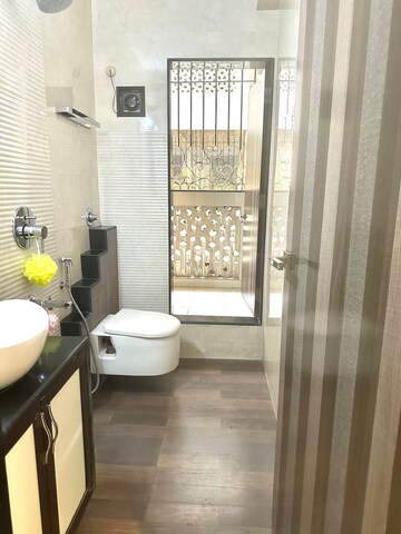 Bathroom in 2.5 BHK Apartment at Thane West – for Rent