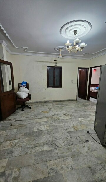 Living Room in 3 BHK Builder Floor at New Rajinder Nagar – for Rent