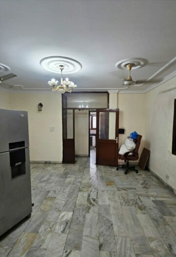 Living Room in 3 BHK Builder Floor at New Rajinder Nagar – for Rent
