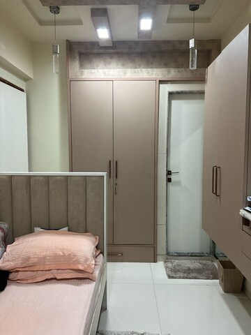 Building Lobby in 2 BHK Apartment at Omkar Alta Monte, Malad East – for Rent