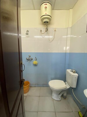Bathroom in 1.5 BHK Builder Floor at MS Enclave Zirakpur, Dhakoli – for Sale