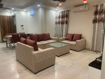 Living Room in 3 BHK Builder Floor at RWA Residential Society Sector 46, Sector 46 – for Rent