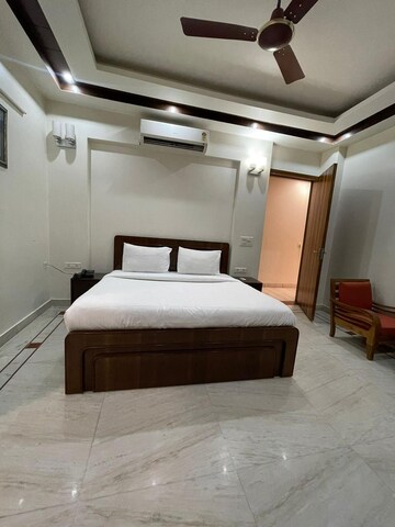 Kitchen in 3 BHK Builder Floor at RWA Residential Society Sector 46, Sector 46 – for Rent