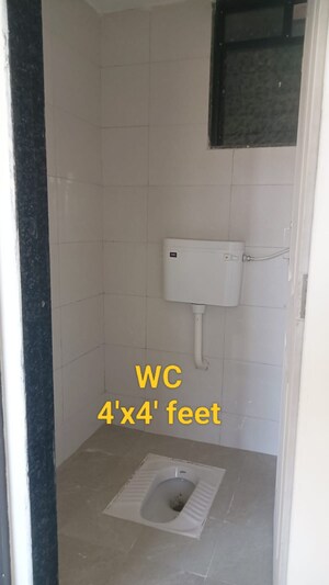 Bathroom in 1 BHK Apartment at Lamer Residency, New Panvel – for Sale