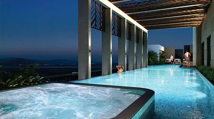 Swimming Pool, kasarvadavali 1 Bedroom 442 Sq.Ft. Apartment In Kasarvadavali Thane 8805635