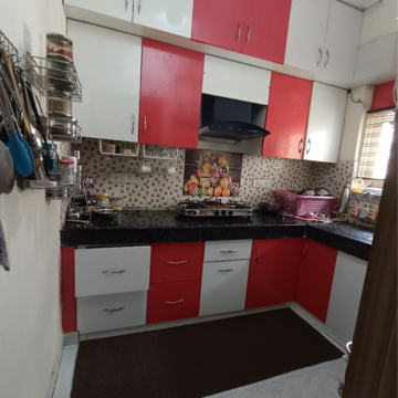 Kitchen in 2 BHK Apartment at SVP Gulmohur Garden Phase 2, Ghukna – for Sale