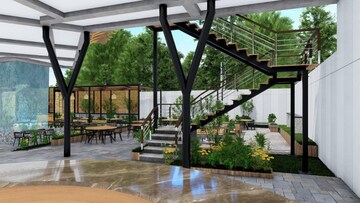  Shop – Exterior View View at Hennur - for Rent