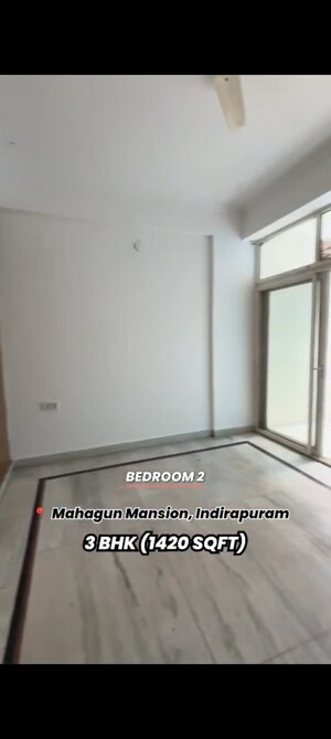 Bedroom in 3 BHK Apartment at Mahagun Masion, Indrapuram – for Sale