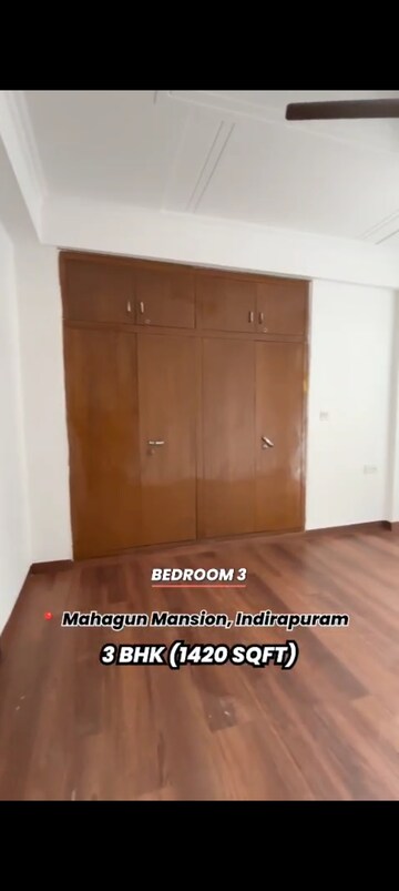 Master Bedroom in 3 BHK Apartment at Mahagun Masion, Indrapuram – for Sale