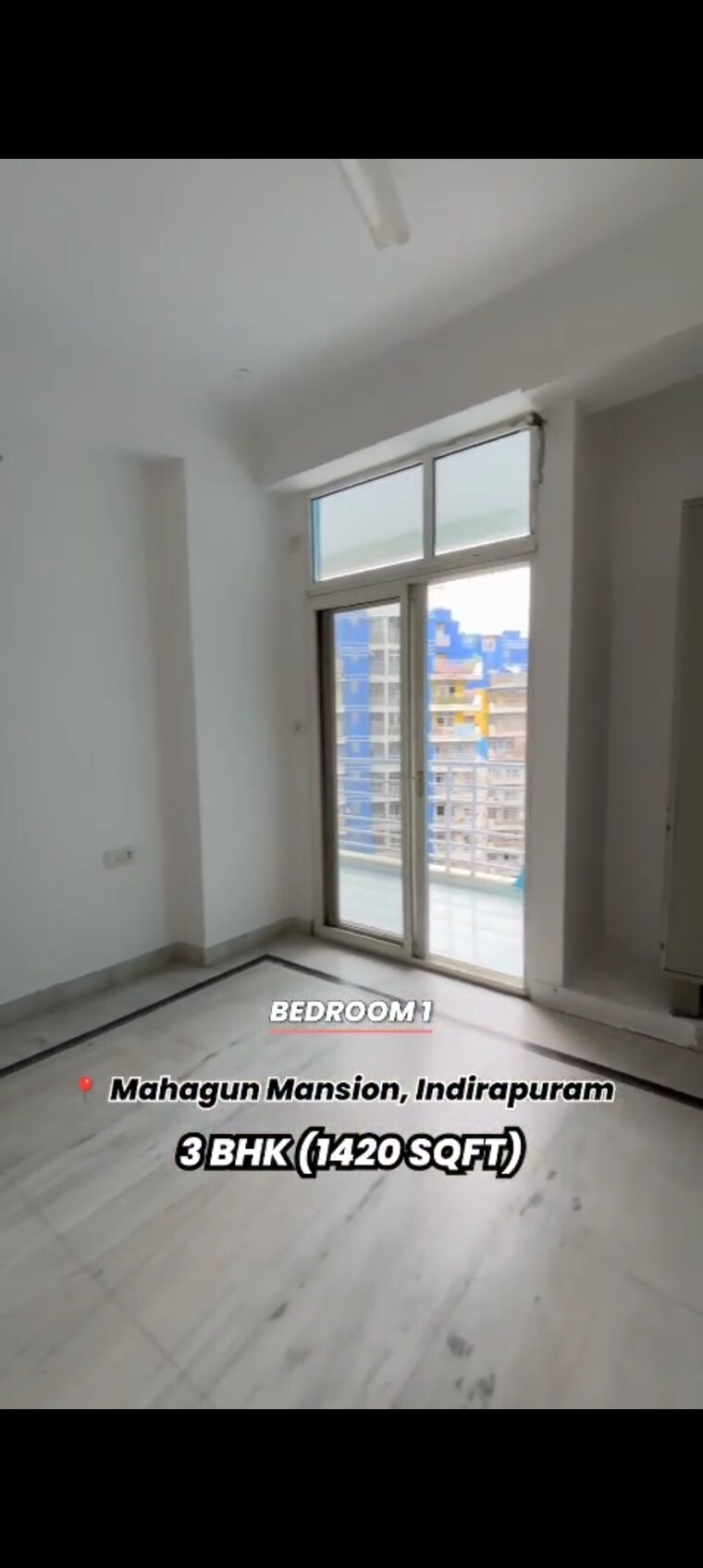 Bedroom, mahagun-masion 3 Bedroom 1425 Sq.Ft. Apartment In Indrapuram Ghaziabad 8805984