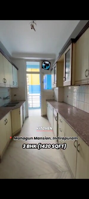Kitchen in 3 BHK Apartment at Mahagun Masion, Indrapuram – for Sale