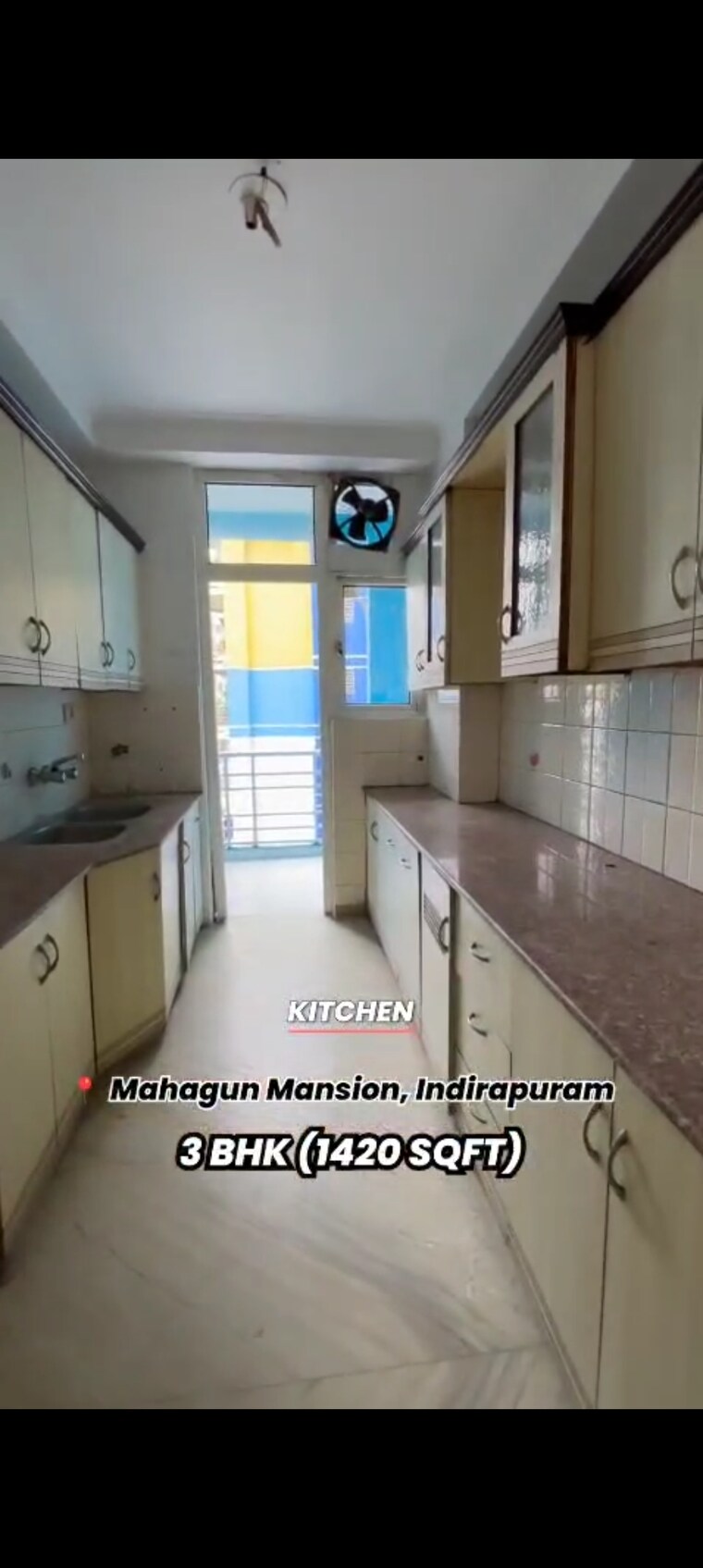 Kitchen, mahagun-masion 3 Bedroom 1425 Sq.Ft. Apartment In Indrapuram Ghaziabad 8805984