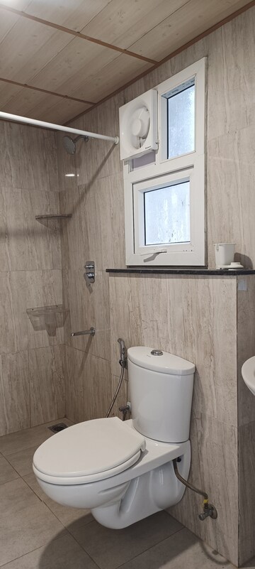 Bathroom in 4 BHK Apartment at Prestige High Fields, Gachibowli – for Rent