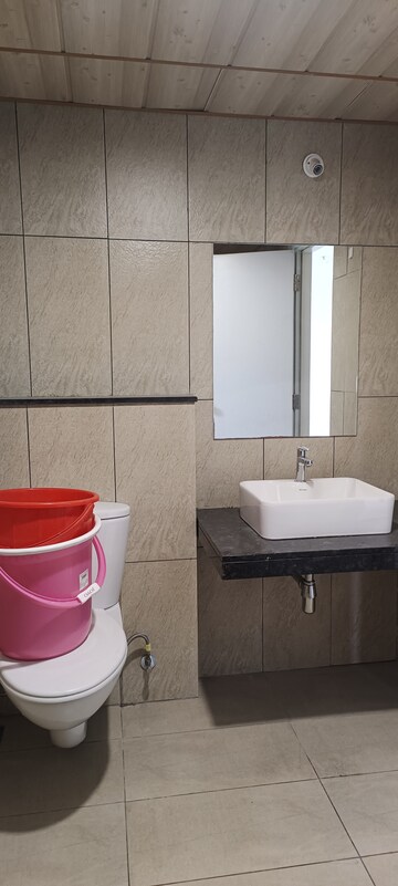 Bathroom in 4 BHK Apartment at Prestige High Fields, Gachibowli – for Rent