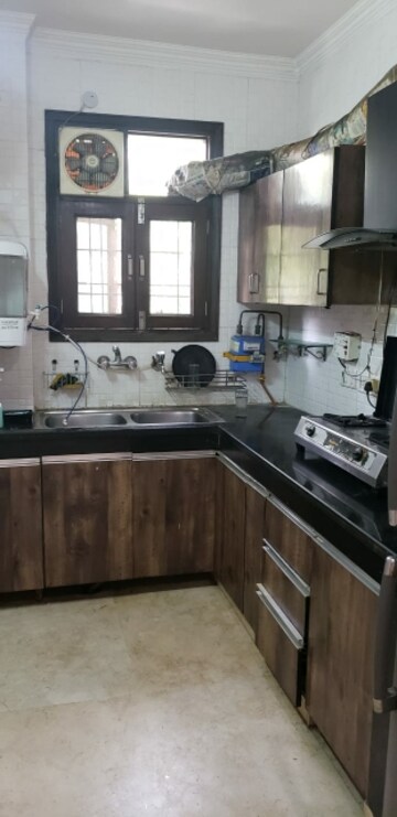 Kitchen in 2 BHK Builder Floor at Lajpat Nagar 4 – for Rent