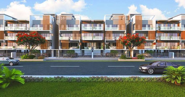 Exterior View, adani-samsara-ivana 3 Bedroom 2100 Sq.Ft. Builder Floor In Sector 63 Gurgaon 8806210