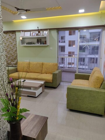 Living Room in 3 BHK Apartment at Baner – for Rent