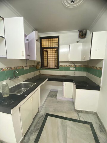 Kitchen in 2 BHK Builder Floor at Malviya Nagar – for Rent