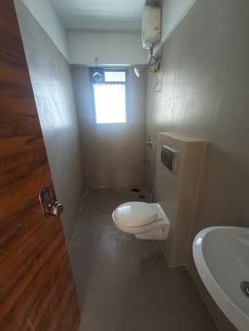 Bathroom in 3 BHK Apartment at Je And Vee Om Trimurti, Malad East – for Rent