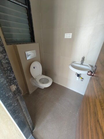 Bathroom in 3 BHK Apartment at Je And Vee Om Trimurti, Malad East – for Rent