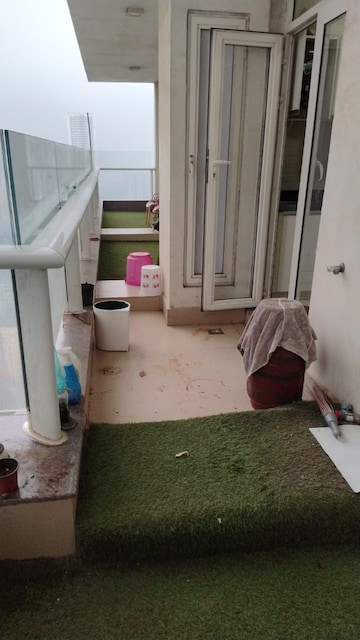Balcony in 3 BHK Apartment at Omkar Alta Monte, Malad East – for Rent