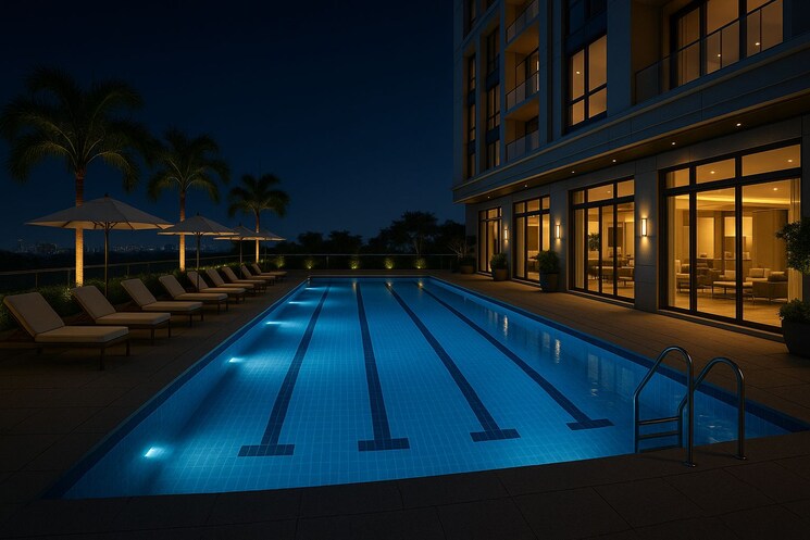 Swimming Pool, marol 3 Bedroom 1283 Sq.Ft. Apartment In Marol Mumbai 8806602