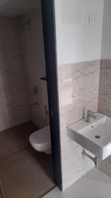 Bathroom in 2 BHK Apartment at Shapoorji Pallonji Joyville Hinjewadi, Hinjewadi – for Rent