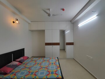 Bedroom in 3 BHK Apartment at Bhartiya Nikoo Homes Phase 2, Thanisandra Main Road – for Rent