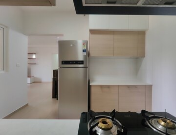 Team Area in 3 BHK Apartment at Bhartiya Nikoo Homes Phase 2, Thanisandra Main Road – for Rent
