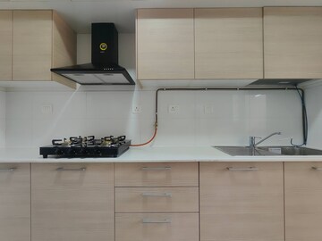 Kitchen in 3 BHK Apartment at Bhartiya Nikoo Homes Phase 2, Thanisandra Main Road – for Rent