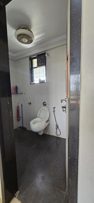 Bathroom in 1 BHK Apartment at Pyramid I Signature Height, Ghansoli – for Rent