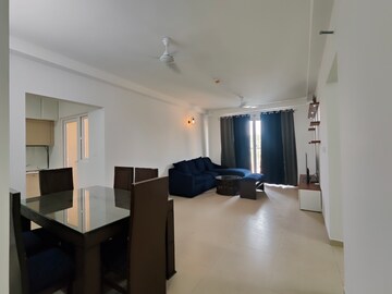Living Room in 3 BHK Apartment at Bhartiya Nikoo Homes Phase 2, Thanisandra Main Road – for Rent