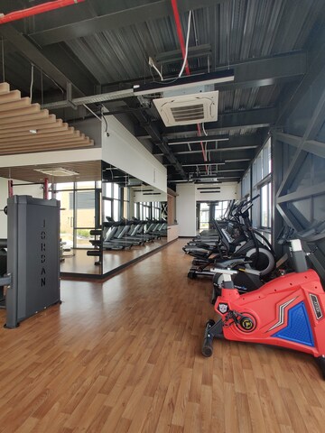 Gym in 3 BHK Apartment at Bhartiya Nikoo Homes Phase 2, Thanisandra Main Road – for Rent
