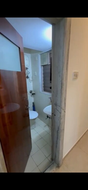 Bathroom in 1 BHK Apartment at Bhoomi Classic, Malad West – for Rent