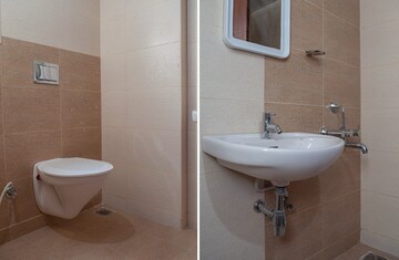 Bathroom in 2 BHK Apartment at Accurate Wind Chimes, Gachibowli – for Rent