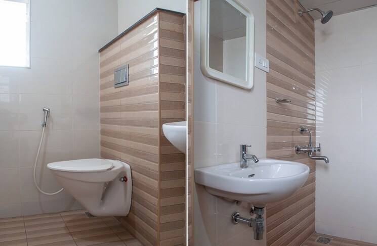 Bathroom, accurate-wind-chimes 2 Bedroom 1180 Sq.Ft. Apartment In Gachibowli Hyderabad 8806645