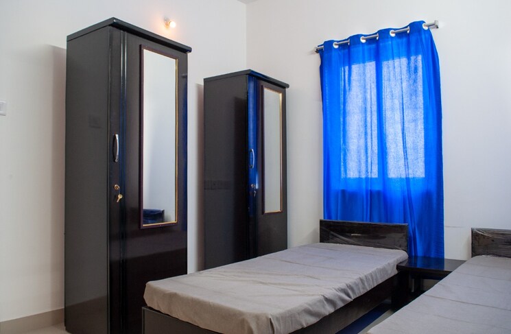 Bedroom, accurate-wind-chimes 2 Bedroom 1180 Sq.Ft. Apartment In Gachibowli Hyderabad 8806645