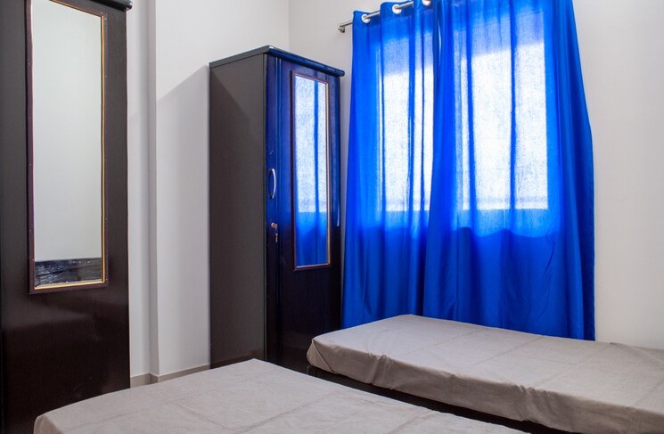 Bedroom, accurate-wind-chimes 2 Bedroom 1180 Sq.Ft. Apartment In Gachibowli Hyderabad 8806645