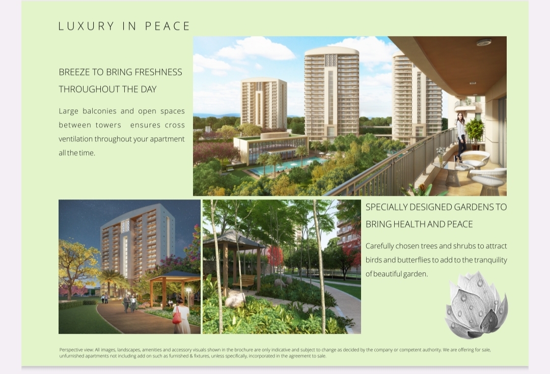 3 BHK + Pooja Room Apartment For Sale in Chintels Serenity