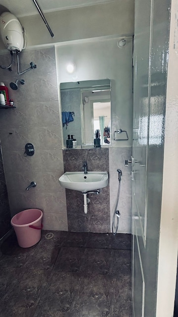 Bathroom in 2 BHK Apartment at Mittal High Mont, Hinjewadi – for Rent