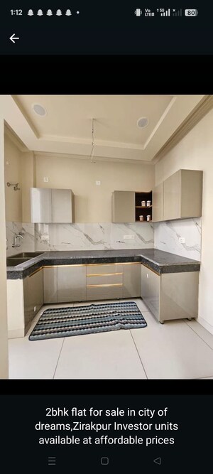 Kitchen in 2 BHK Builder Floor at SBP City Of Dreams Zirakpur, High Ground – for Sale