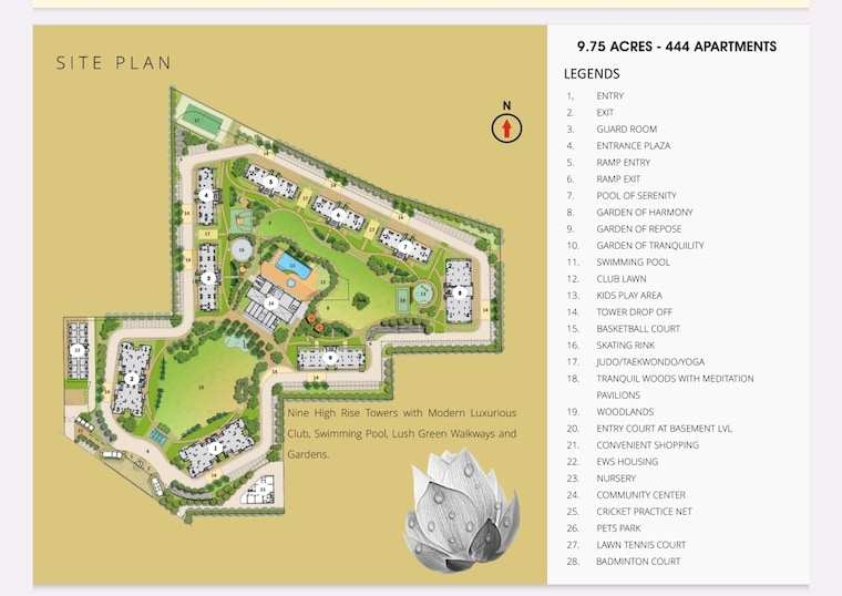 Master Plan, chintels-serenity 3 Bedroom 2090 Sq.Ft. Apartment In Sector 109 Gurgaon 8806806