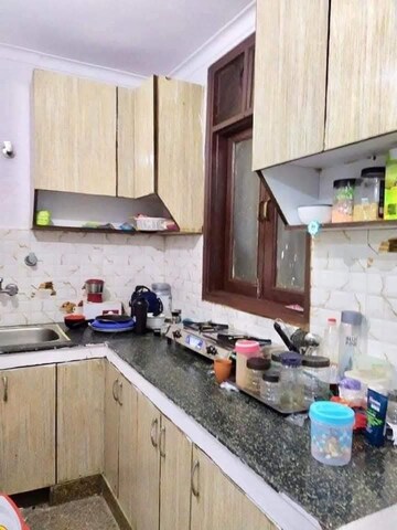Kitchen in 1 BHK Builder Floor at Saket – for Rent