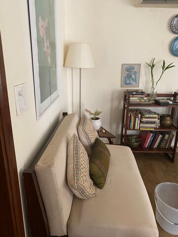 Living Room in 3 BHK Builder Floor at Sarvodaya Enclave – for Rent